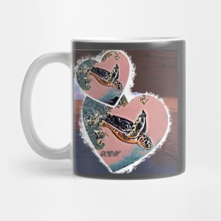 Hawaiian rescue sea turtle dive Mug